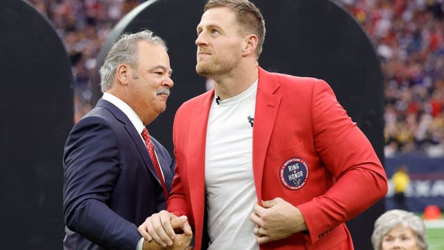 J.J. Watt's Houston Texans Ring of Honor induction on Sunday