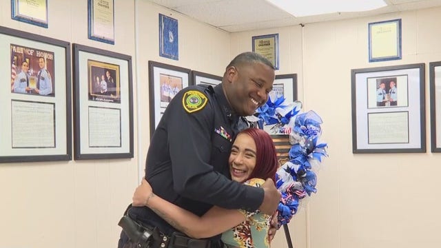 Houston domestic violence victim thanks officer who she says 'saved my life'