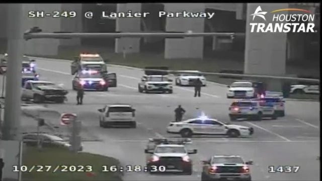 New Caney man charged with murder after crashing car into driver during police chase