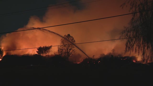 Fire in Spring Branch Central area on Hollister continues to burn