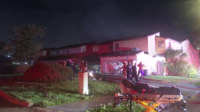 Houston woman hospitalized after fire on Harwin Drive