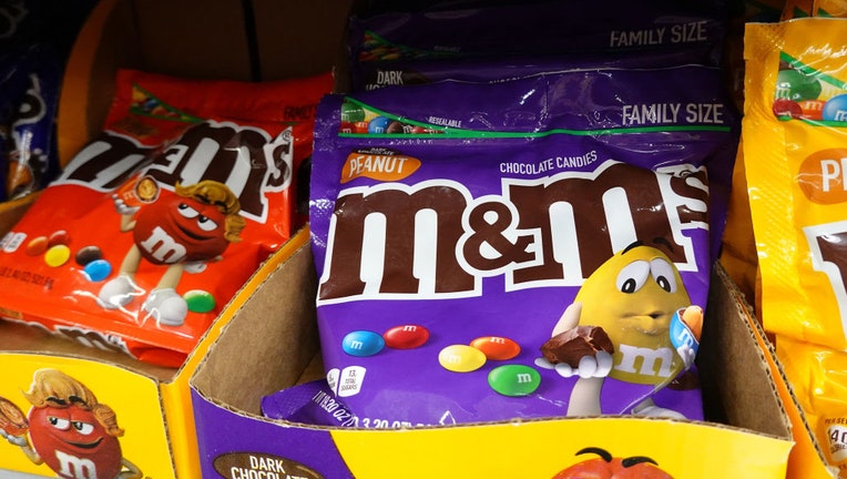 The purple M&M is making its debut, but not to all bags
