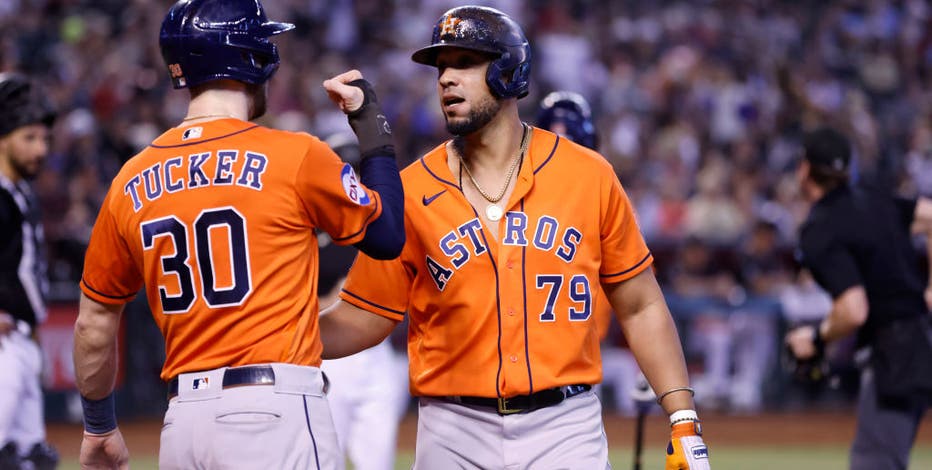 Houston Astros clinch the American League West in 8-1 win, go on