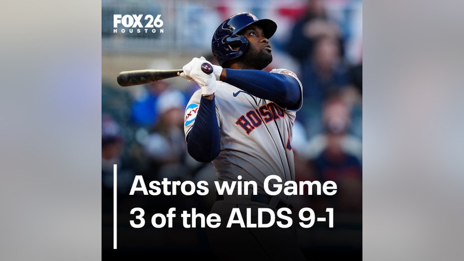 Astros win ALDS Game 3 2023