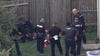 Harris County K-9 seen dragging chase suspect, biting down on his leg