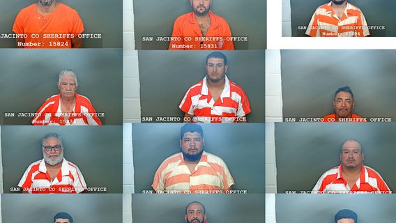 San Jacinto County Sheriff's Office uncovers large-scale cockfighting ring with 300 attendees, 19 arrested