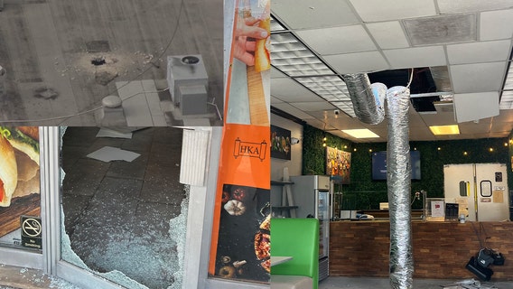 Israeli restaurant Pizza TLV vandalized, suspect drilled through concrete roof, police say