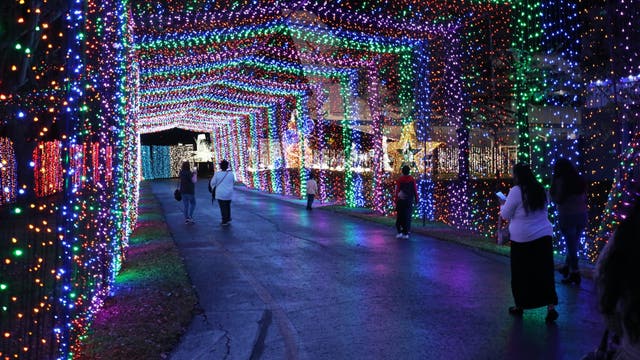 Space Center Houston's Galaxy Lights provides out-of-world holiday experience