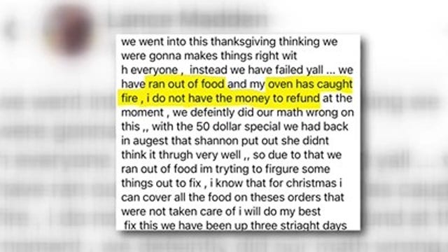 Houston area families believe catering company scammed them out of Thanksgiving meals