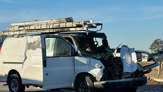 I-45 crash in Spring: 1 taken to hospital after fiery wreck