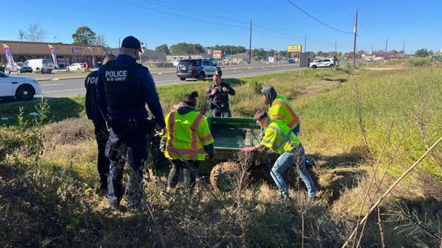 Harris County crime: Authorities capture suspect who evaded them on John Deere Gator