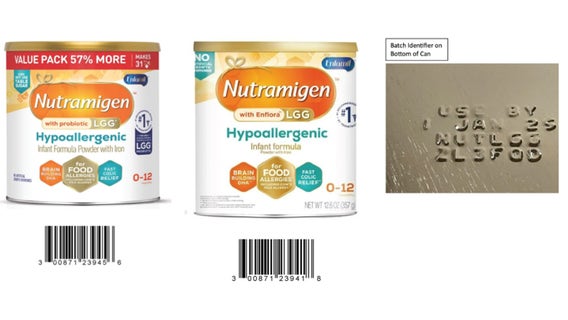 Hypoallergenic powdered infant formula recalled over bacteria contamination
