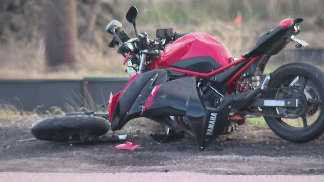 Harris Co. crash: Motorcycle driver killed in crash following pursuit