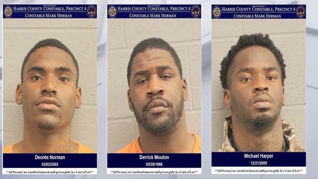 Harris Co. crime: Constables arrest 3 suspects stealing catalytic converters from dealership
