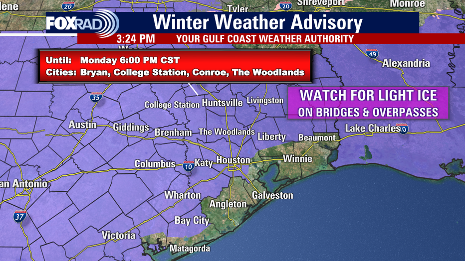 Houston Weather: Latest Watches, Warnings, Advisories Ahead Of Arctic ...