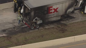 Harris County traffic: Grand Parkway reopens after FedEx truck fire near Kingsland