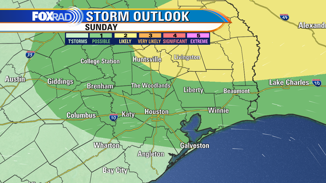 Houston weather: Rain this weekend ahead of next cold front