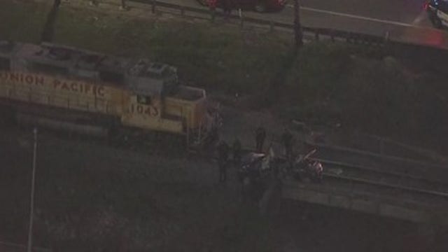 Almeda Road train crash: Driver dead after being hit crossing tracks