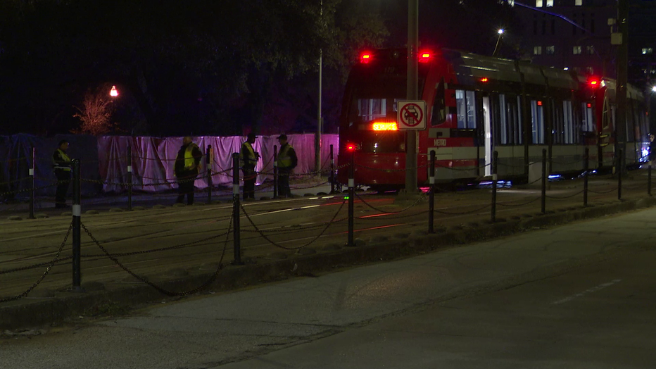 Metro rail train crash