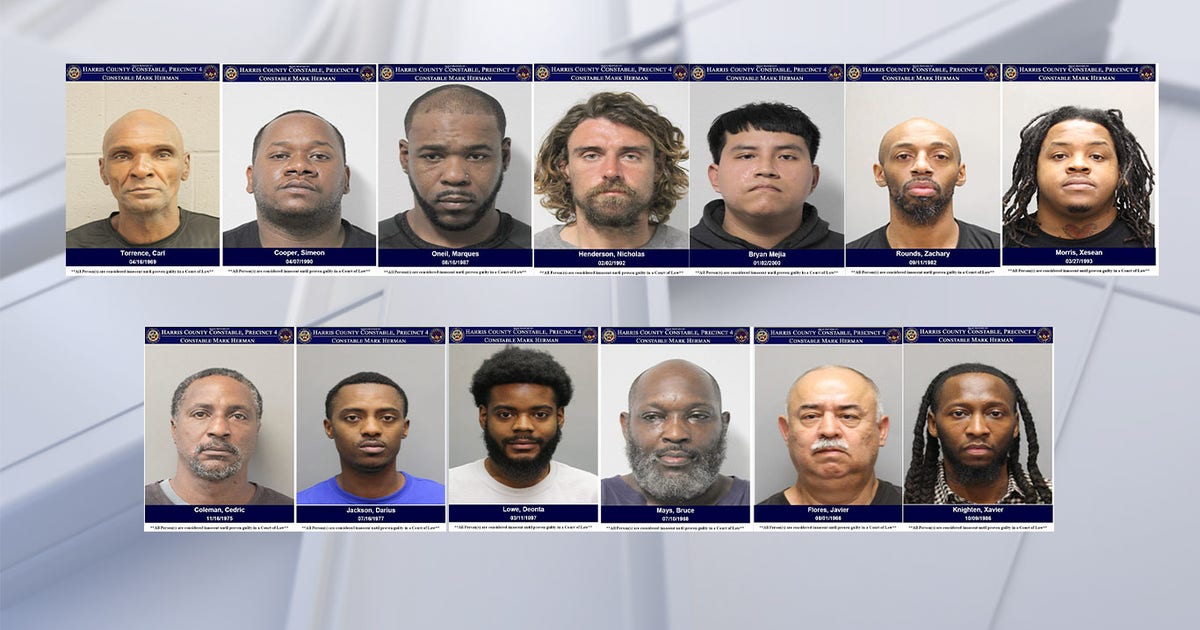 Prostitution bust in Harris County arrests 13 suspects for human ...