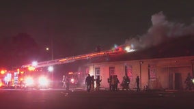 Houston fire: South Union Missionary Baptist Church catches on fire