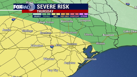 Houston weather: FOX 26 Storm Alert Day issued for Thursday