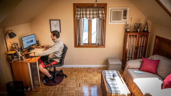 Remote workers are living increasingly further from their main offices, study finds