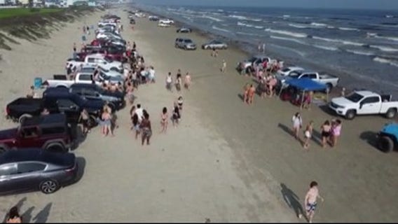 Galveston spring break festivities surge amid increased law enforcement presence
