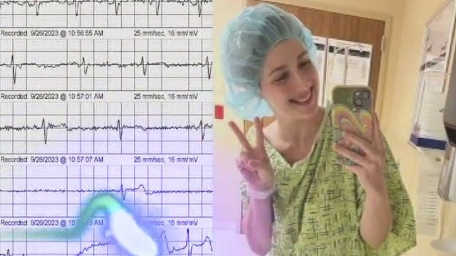 Houston woman relieved her medical crisis happened while at the hospital