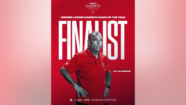 Houston Cougars' coach Kelvin Sampson nominated for coach of the year