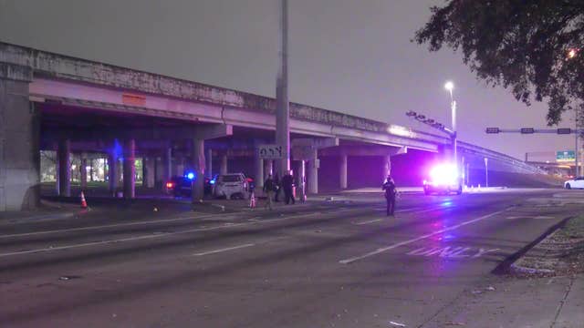Houston crash: Girl, man riding in Uber taken to hospital, police say