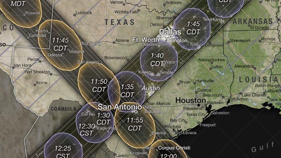 Solar Eclipse Map