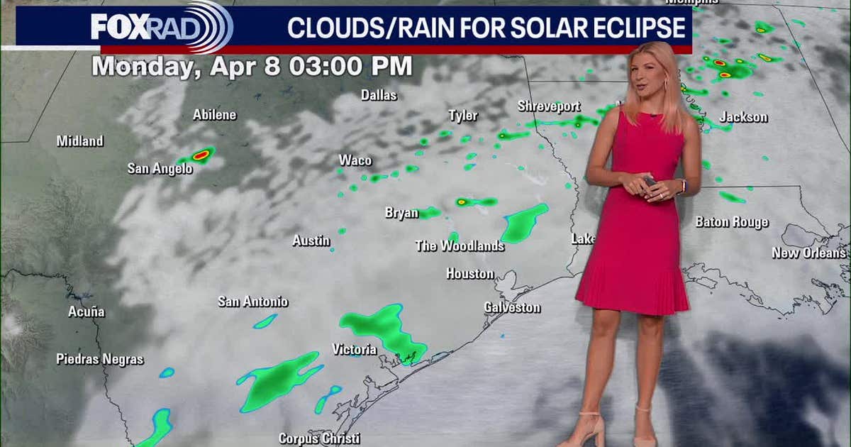 Solar Eclipse 2024: How will the weather be on Monday? | FOX 26 Houston