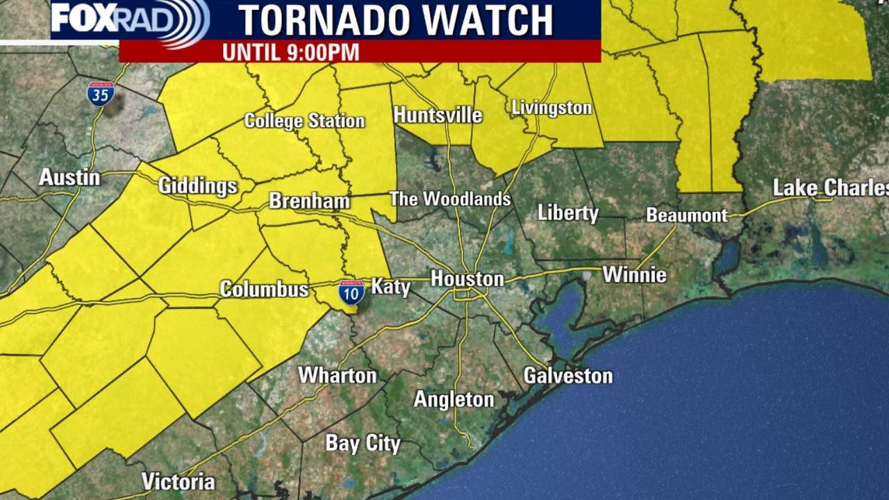 Houston weather: Tornado watch issued for counties west, north of Houston - Vimarsana News