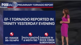 Houston weather: EF-1 tornado confirmed in Trinity County after Sunday storms, another tornado also confirmed