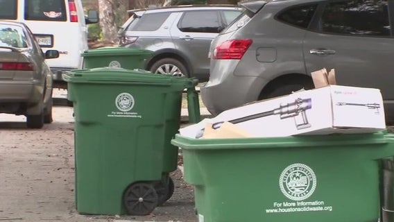 City of Houston trash pickup schedule this week