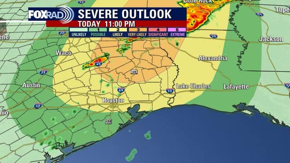 Houston weather: Threats of storms through Monday likely
