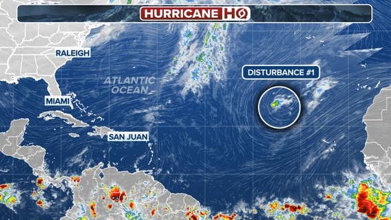 Atlantic tropical disturbance being tracked with hurricane season over a month away