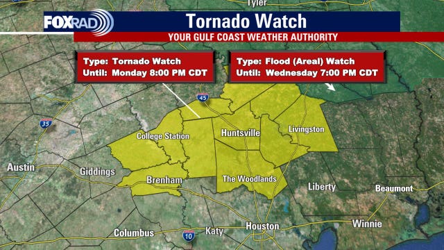Eclipse weather: Tornado watched issued for parts of Texas