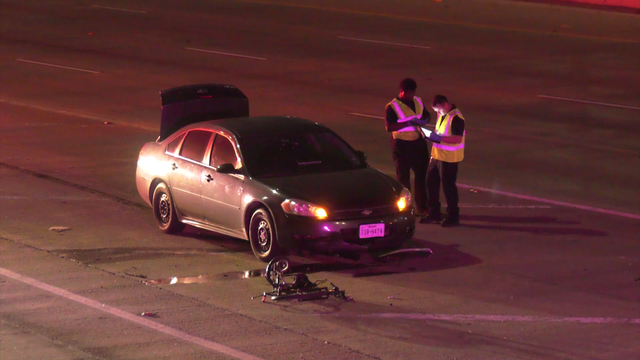 Houston crash: Cyclist struck by multiple vehicles while trying to cross freeway