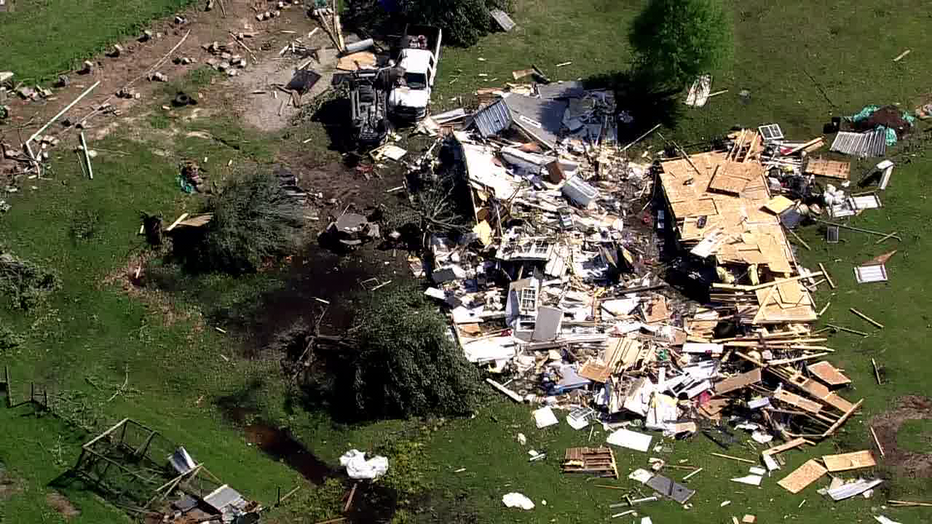 Trinity County storm damage