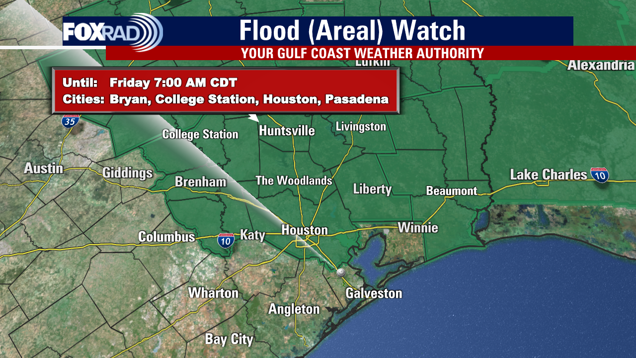 Houston weather: Flood watch Thursday afternoon into Friday morning; heavy rain, storms - Vimarsana News