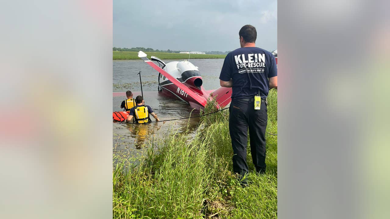 Three passengers rescued after small aircraft crash at Hooks Airport
