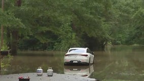 Houston flooding: FM 1485 shutdown due to high-water, submerged roads