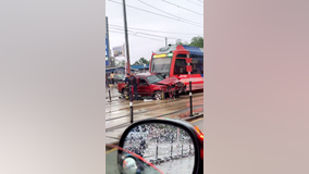Houston METRO crash: METRORail train collides with truck, 4 taken to hospital