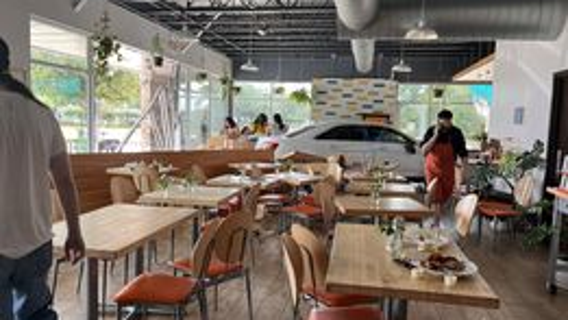 Jersey Village crash: Car drives into Little Kitchen HTX, 1 person lifeflighted