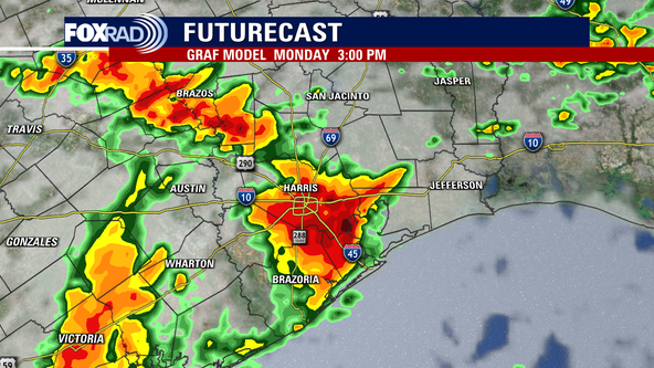 FOX 26 STORM ALERT DAY: Hail, severe storms expected in Houston Monday; when to expect it?