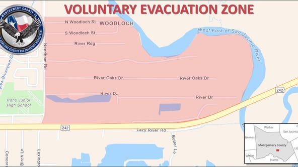 Montgomery County flooding: Voluntary evacuation order issued for Woodloch, parts of River Plantation
