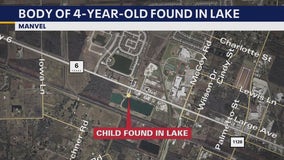 4-year-old's body recovered from Manvel lake