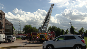 Houston fire: 4 people rescued during 2-alarm fire, 2 taken to hospital